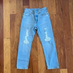 Levi's® Premium 501® ORIGINAL CROPPED WOMEN'S JEANS 27x28